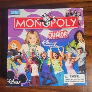 Monopoly Junior Disney Channel Edition board game,  by Parker Brothers.